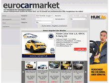 Tablet Screenshot of eurocarmarket.de